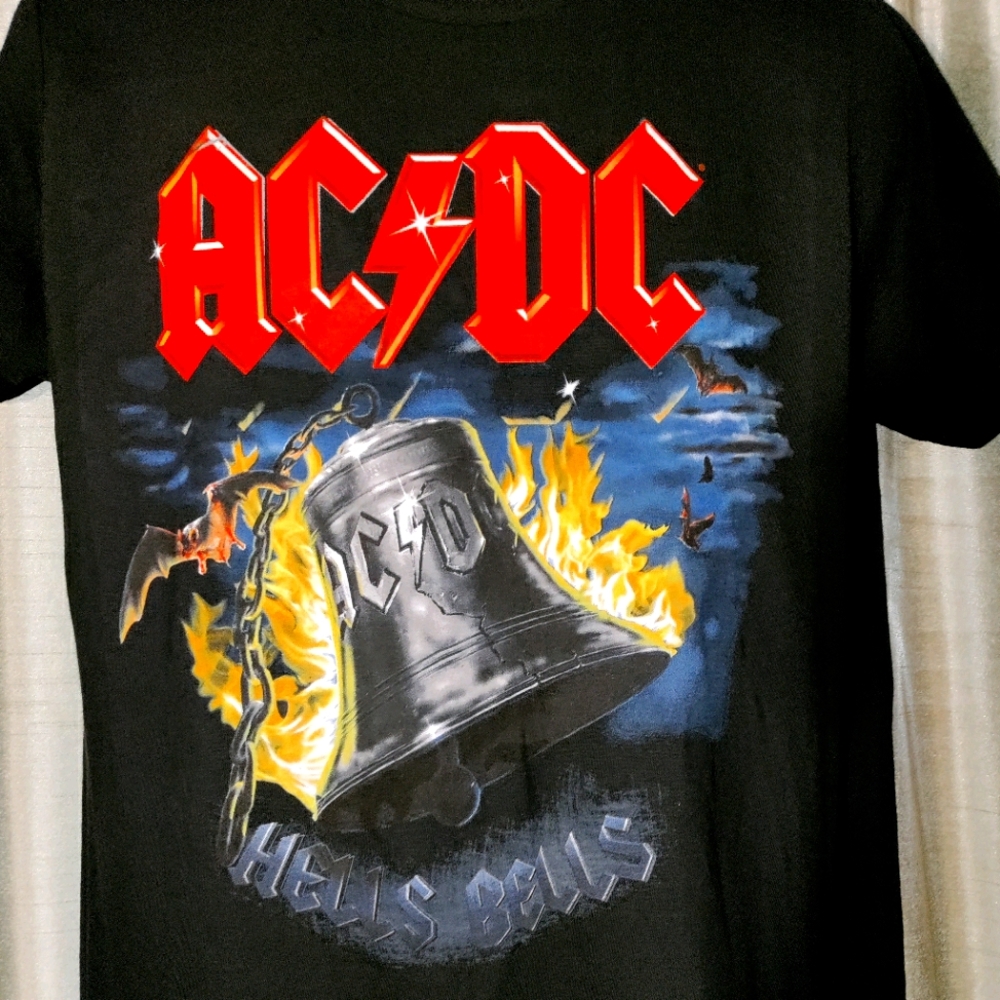 AC/DC Hells Bells Vintage Short Sleeve T-Shirt